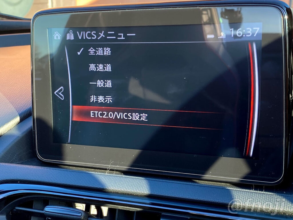 マツダ 純正 ETC 2.0 車載器 光ビーコン付 ナビゲーション連動タイプ 